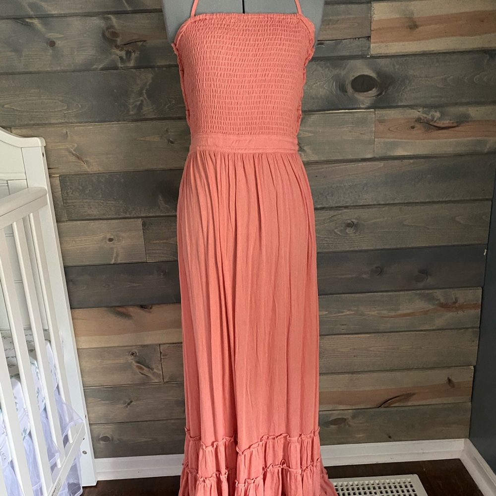 Pink stretchy dress
